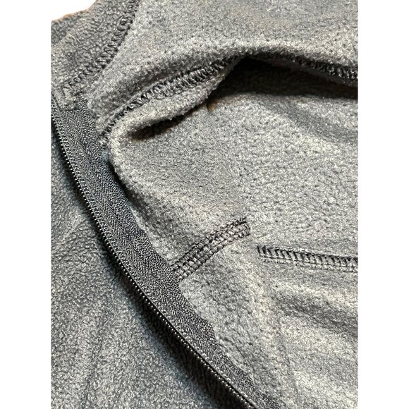 Columbia Child Navy Blue Hooded Fleece Jacket Full Zip Size S 8 Polyester - Picture 3 of 5